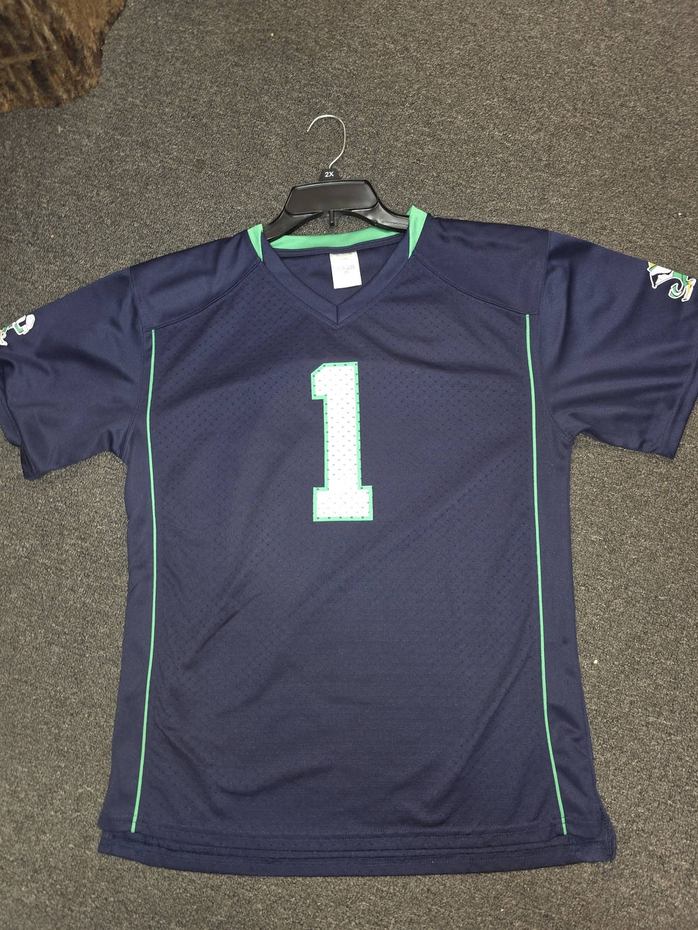 Rivalry Threads Notre Dame Irish Navy Jersey